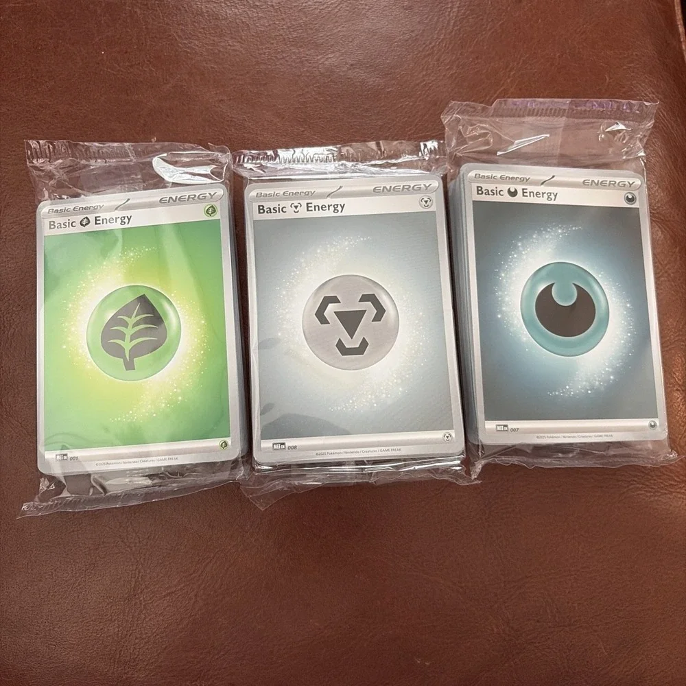Pokémon Energy Cards Lot 150 Cards 3 Sealed ETB Packs NM Bulk Deck Building